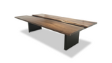 1264 Arida Walnut Communal Table 120" x 60"