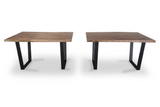 1284 Genesis Walnut Communal Table 120" x 36" (60" x 36" Split)