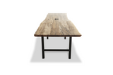 1243 Unity Ebonized Maple Communal Table 144" x 36"