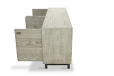 1239 Whitewash Oak Solid Face Credenza 60" x 24" D