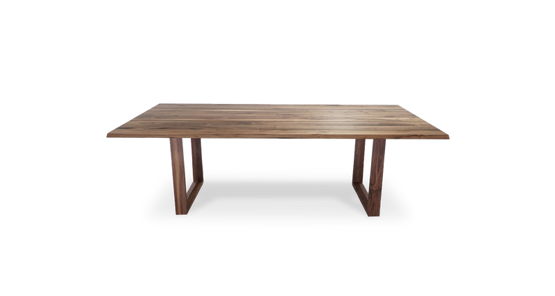 1201 Walnut Inverted Edge Table 96" x 47"