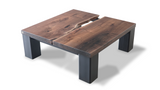 1240 Custom Walnut Coffee Table 40" x 40"