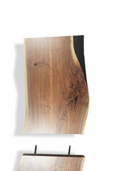 1246 Genesis Walnut Communal Table 156" x 44" & 60" x 44"