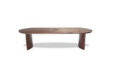 1223 Unity Walnut Racetrack Table 108" x 42"