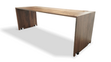 1225 Unity Walnut Waterfall Table 120" x 42"
