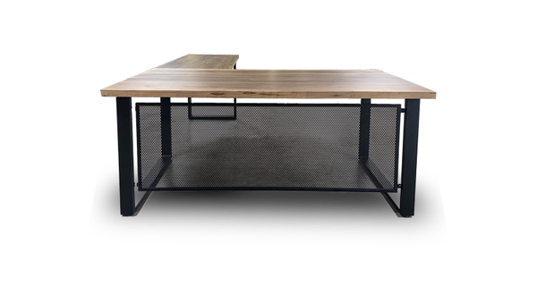 Bronze Grade Ebonized Maple PrivaC Desk 72" x 30"