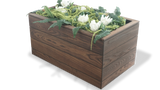 1241 Solid Wood Outdoor Planter