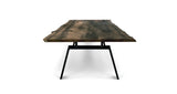 1137 Ebonized Maple Live Edge Table 96" x 44"