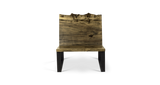 1178 Ebonized Maple Live Edge Lounge Chair