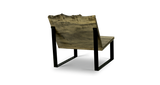 1178 Ebonized Maple Live Edge Lounge Chair