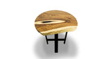 1165 Guanacaste Straight Edge Oval Dining Table 78” x 38”