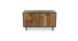 1104 Walnut Straight Edge Solid Face Credenza 48" x 24"