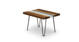 1096 Walnut Straight Edge River Coffee Table 24” x 18”