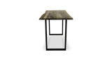 1047 Ebonized Maple Live Edge Counter Table 84" x 28"