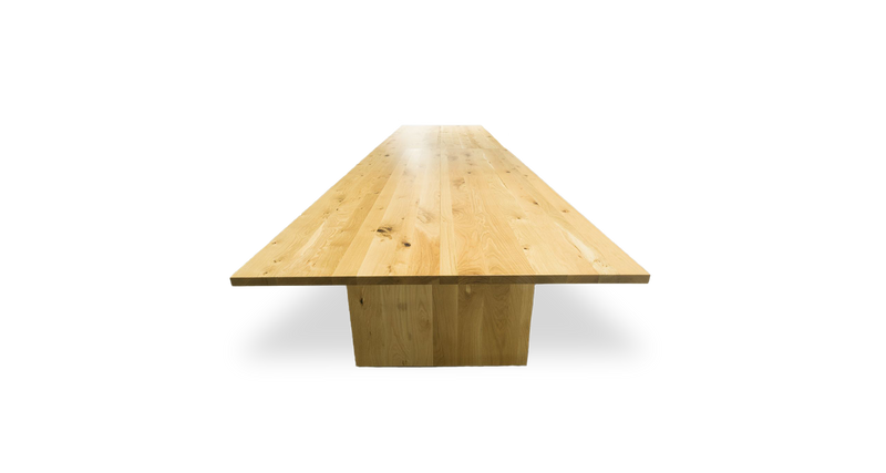 1025 Oak Straight Edge Conference Table 240" x 60"