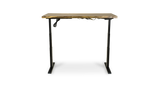 1116 Walnut Live Edge Height Adjustable Desk 60" x 30"