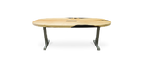 1013 Maple Straight Edge Oval Table 84" x 36"