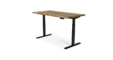 1116 Walnut Live Edge Height Adjustable Desk 60" x 30"
