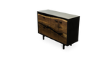 1106 Walnut Live Edge Solid Face Credenza 40" x 15"