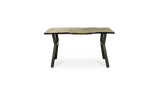 1067 Ebonized Maple Live Edge Counter Table 64" x 36"
