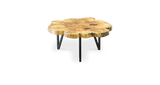 1089 Maple Live Edge Round Coffee Table 38" D