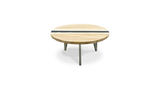 1072 Aquaeous Maple River Round Coffee Table 36" D