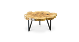 1089 Maple Live Edge Round Coffee Table 38" D