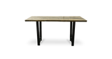 1065 Ebonized Maple Live Edge Counter Table 72" x 38"