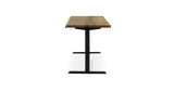 1116 Walnut Live Edge Height Adjustable Desk 60" x 30"