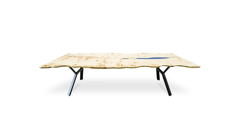 1031 Mappa Live Edge Conference Table 115" x 44"