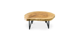1090 Sycamore Live Edge Round Coffee Table 45" D