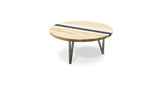 1072 Aquaeous Maple River Round Coffee Table 36" D