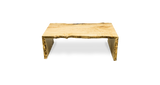 1079 Maple Live Edge Double Waterfall Coffee Table 48" x 25"