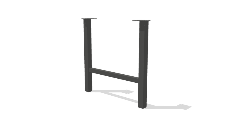 Commercial Square Ladder Table Base