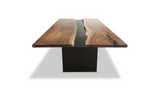 1264 Arida Walnut Communal Table 120" x 60"