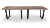 1284 Genesis Walnut Communal Table 120" x 36" (60" x 36" Split)