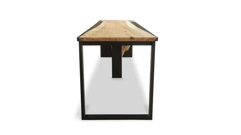 1244 Custom Oak Bar Counter Table 144" x 36"