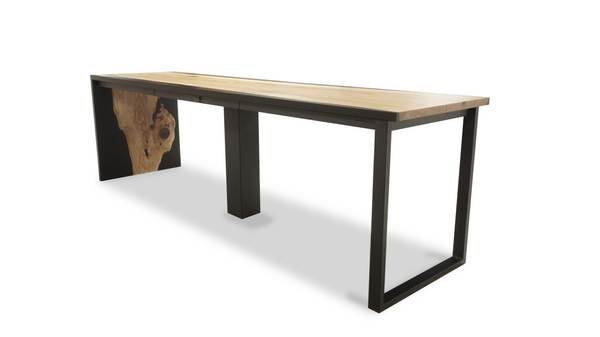 1244 Custom Oak Bar Counter Table 144" x 36"