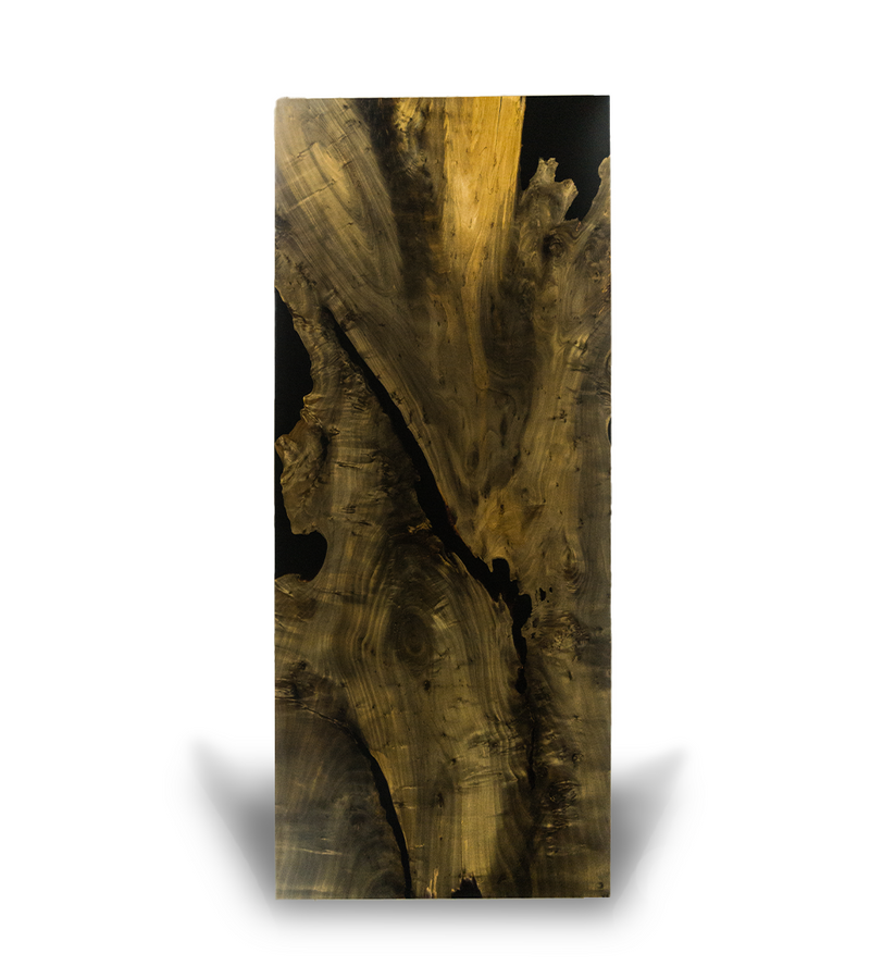 1183 Gold Grade Ebonized Willow Slab 84" x 36"