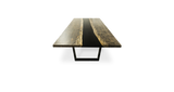 1195 Aqueous Ebonized Maple Conference Table 144" x 51"