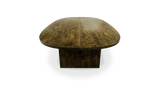 1186 Stained Maple Oval Conference Table 141" x 78"