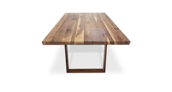 1201 Walnut Inverted Edge Table 96" x 47"