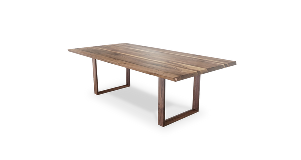 1201 Walnut Inverted Edge Table 96" x 47"