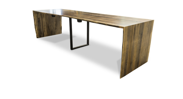 1232 Unity Ebonized Maple Communal Table 156" x 42"