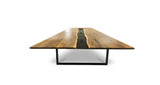 1181 Walnut Wedge Shape Conference Table 216" x 72"