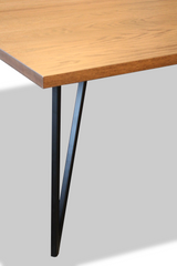 1260 Unity Stained Red Oak Table 90" x 48"