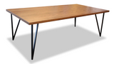 1260 Unity Stained Red Oak Table 90" x 48"