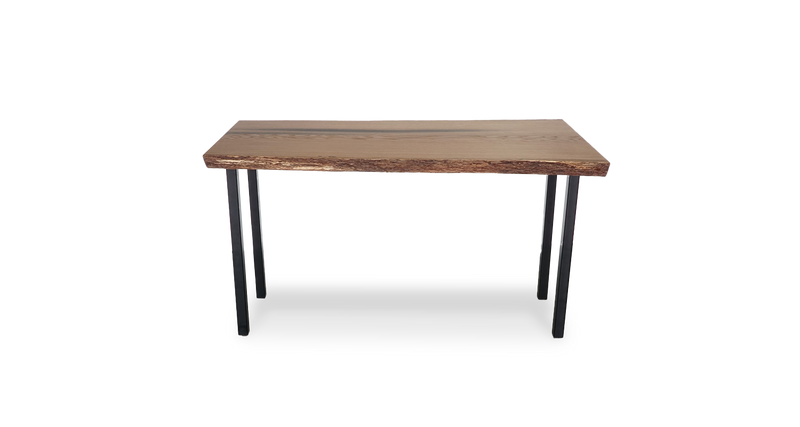 1198 Silver Grade Oak Desk 54" x 24"