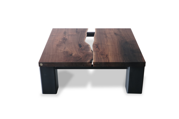 1240 Custom Walnut Coffee Table 40" x 40"