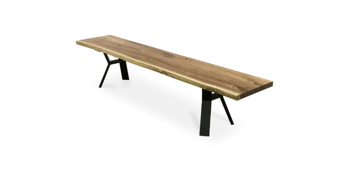 Custom Live Edge Bench